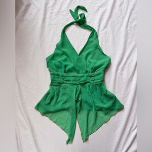 Worthington Emerald Halter Tank Top